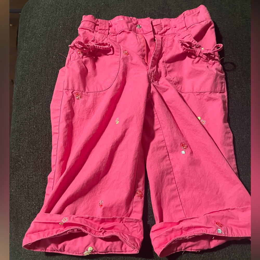 Vintage Health-Tex pink capris/Jeans size 6